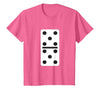 Fun and Easy Halloween Costume T-Shirts - Dominoes Double Five Dominoes Halloween Costume 5 Domino Game T-Shirt - size chart