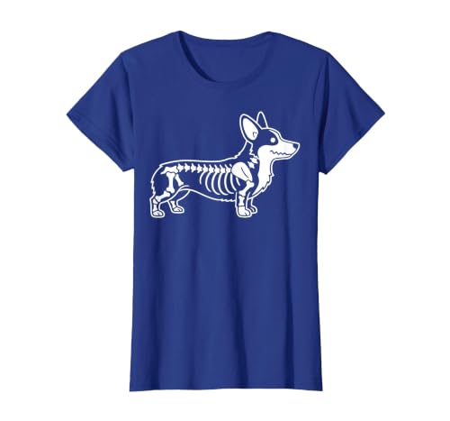 Halloween Corgi Skeleton Spooky Costume Corgi Skeleton Halloween T-Shirt - size chart