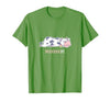 Bad Mood Sleeping Cow Tee Moooody Cow Beef Milk Farm Animals T-Shirt - size chart