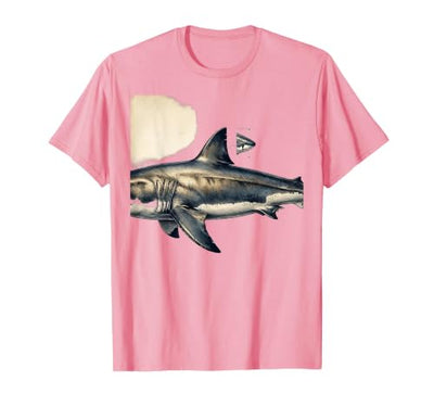 Shark Fin Cutting Through Calm Water Graphic T-Shirt