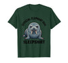 Mademark Official Elephant Seal Sleepshirt Cute Animal Humor T-Shirt - Men - size chart