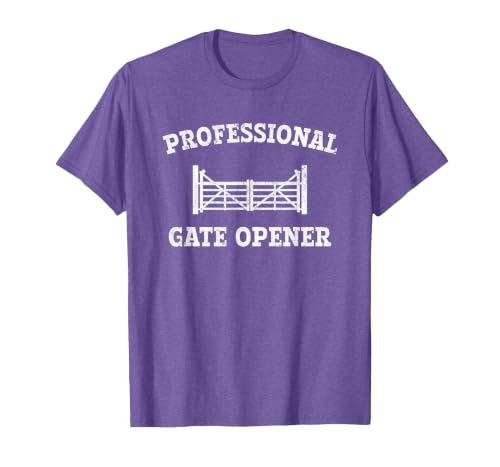 cow apparel Professional gate Opener, Cow Gate Opener T-Shirt - size chart