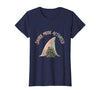 Mademark Shark Mode Activated Fierce Women Design T-Shirt - size chart