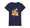 Disney Winnie The Pooh Halloween Cute Eeyore Pumpkin Patch T-Shirt - size chart