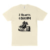 TeesAndTankYou 2 Hearts 1 Dream Horse Rider Shirt Unisex - size chart