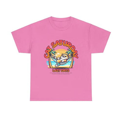 GENERIC cat Unisex Heavy Cotton Tee Azalea