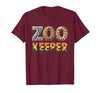 Zoo Keeper Costume Adult Party Safari Zookeeper Zoo Keeper Costume Adult Halloween Party Safari Zookeeper T-Shirt - size