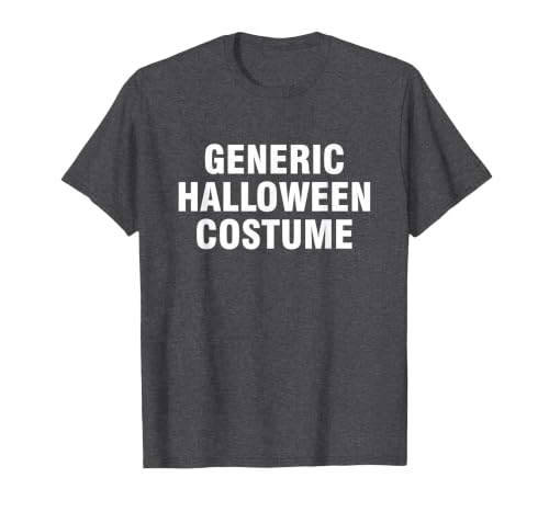 Generic Halloween Costume T-Shirt - size chart
