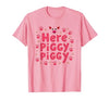 Mademark John Pork's Calling: Here Piggy Piggy Funny Pig Lover Gift T-Shirt - size chart