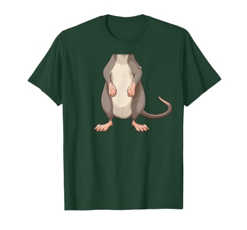 Mouse Headless Halloween Clothing Co. Funny Mouse Headless Rat Body Last Minute Halloween T-Shirt - size chart