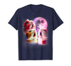 3 Animals Howling At The Moon Shirt & Gifts 3 Guinea Pigs Howling at The Moon Funny Pet Guinea Pig Lover T-Shirt - size chart