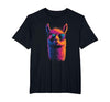 Llama Tee Funny Llama for Animal Lovers Funny Llama with Sunglasses Colorful No Drama Animal Graphic T-Shirt - size chart