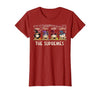 RBG Supremes Court cute gift THE SUPREMES Halloween Cute Woman Supreme Court Justices RBG T-Shirt - size chart