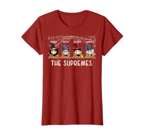 RBG Supremes Court cute gift THE SUPREMES Halloween Cute Woman Supreme Court Justices RBG T-Shirt - size chart