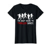 Zombie Dance Costume Halloween Party Tee Funny Zombie Halloween Shirt I’m Just Here to Thriller Dance T-Shirt - size chart