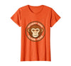 Mademark Monkey Mind Clear Head Sober Living Design T-Shirt - Women - size chart