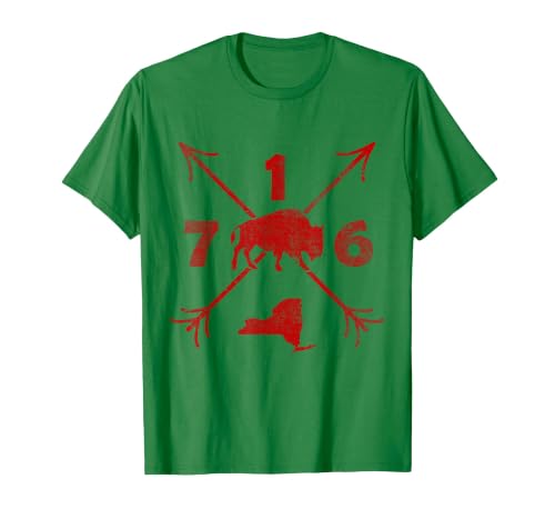 Vacation & Gift Buffalo New York by Addi Buffalo New York NY | Area Code 716 T-Shirt - size chart