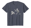 Funny Halloween Dog Lovers Gift Tees Skeleton Dogs Funny Skeleton Chasing Goldendoodle Dog Halloween Dogs Lover T-Shirt -