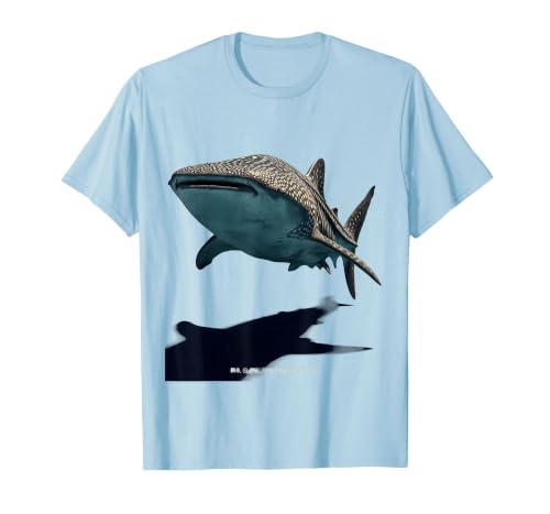 Mademark Big Slow and Unbothered Whale Shark Design T-Shirt - size chart