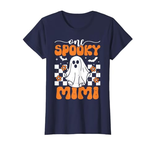 One Spooky Mimi Halloween Family Matching One Spooky Mimi Matching Family Halloween Costumes T-Shirt - size chart