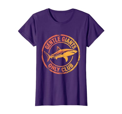 Mademark Gentle Giants Only Club Whale Shark Design T-Shirt - size chart