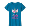Unicorn Birthday Girl Family Shirts Unicorn Nana of The Birthday Girl Shirt Matching Party Tee T-Shirt - size chart