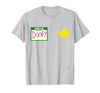 halloween costumes by Jean Olivier Funny Halloween Officer tee - doofy Costume Halloween T-Shirt - size chart
