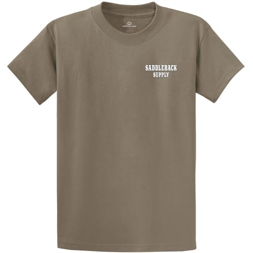 Saddleback Supply Men's Horse with No Name Heavy Tees - size chart