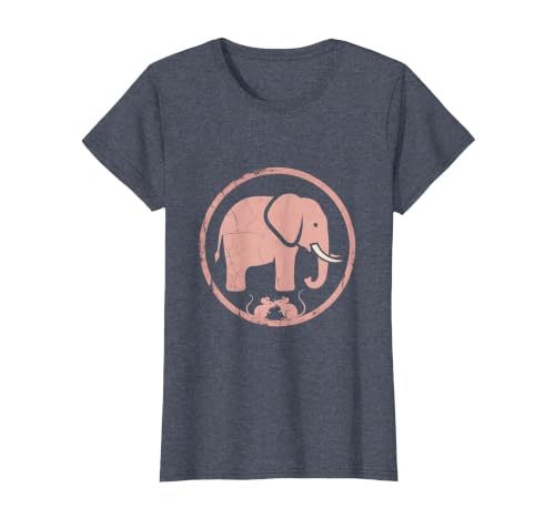 Mademark Be Kind Elephant and Mouse Gentle Touch Design T-Shirt - Women - size chart