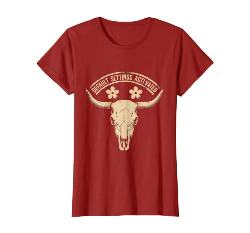 Mademark White Boy of the Year Default Settings Activated T-Shirt - Women - size chart