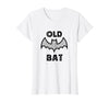 Funny Halloween tees for men and women Vintage Old Bat tee for Halloween and Birthdays T-Shirt - size chart