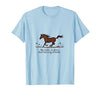Mademark No Reins No Glory Just Horsing Around Horse Sweatshirt T-Shirt - size chart