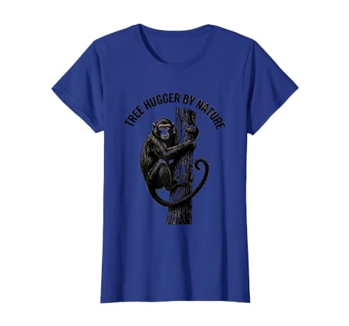 Mademark Tree Hugger By Nature Monkey Design T-Shirt - Women - size chart