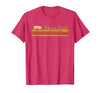 Showing Cattle T-Shirts And Apparel Show Dad - Fun Distressed Look for Showing Pigs T-Shirt - size chart