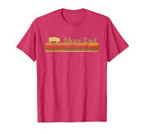 Showing Cattle T-Shirts And Apparel Show Dad - Fun Distressed Look for Showing Pigs T-Shirt - size chart