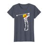Funny Skeleton Golf Halloween Costume Golf Skeleton Pumpkin Halloween Shirt T-Shirt - size chart