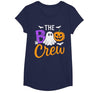 Halloween Tees for Women Men Kids Spooky Squad Boo Ghost Crew Team Halloween Boys Girls Kids T-Shirt - size chart