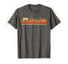 Showing Cattle T-Shirts And Apparel Show Dad - Fun Distressed Look for Showing Pigs T-Shirt - size chart