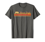 Showing Cattle T-Shirts And Apparel Show Dad - Fun Distressed Look for Showing Pigs T-Shirt - size chart