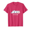 Bad Mood Sleeping Cow Tee Moooody Cow Beef Milk Farm Animals T-Shirt - size chart