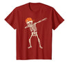 Funny Halloween Tees for Men Women Kids. Halloween Shirts Cool Teen Boys Skeleton Dab Mens Halloween T-Shirt - size chart