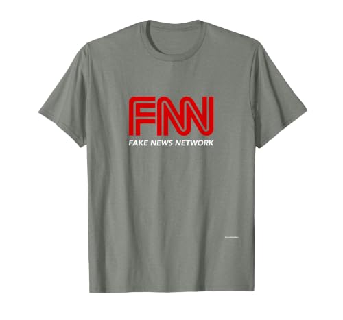Fake News Network #fakenews Funny Trump Halloween Costume T-Shirt - size chart