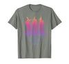 Escaped Since 1692 Halloween Escaped Since 1692 Funny Witch Halloween Design T-Shirt - size chart