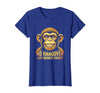 Mademark No Hangover Just Monkey Energy Sober Men T-Shirt - Women - size chart