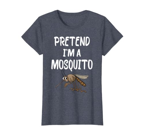 Pretend I'm A Mosquito Funny Halloween Costume Pretend I'm A Mosquito Funny Lazy Halloween Costume Party T-Shirt - size chart