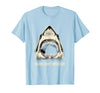 Mademark Sharks Don't Apologize Bold Women's Design T-Shirt - size chart