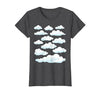 White Clouds Graphs White Clouds T-Shirt - size chart