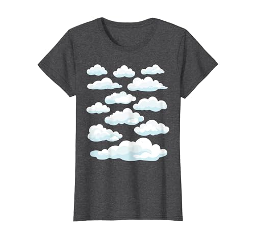 White Clouds Graphs White Clouds T-Shirt - size chart