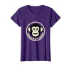 Mademark Chaos Is My Cardio Funny Monkey Design T-Shirt - Women - size chart