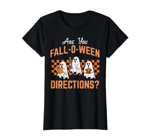 Halloween Shirts For Women Men Kids Boys Girls are You Falloween Directions Funny Halloween Teacher Teach T-Shirt - size